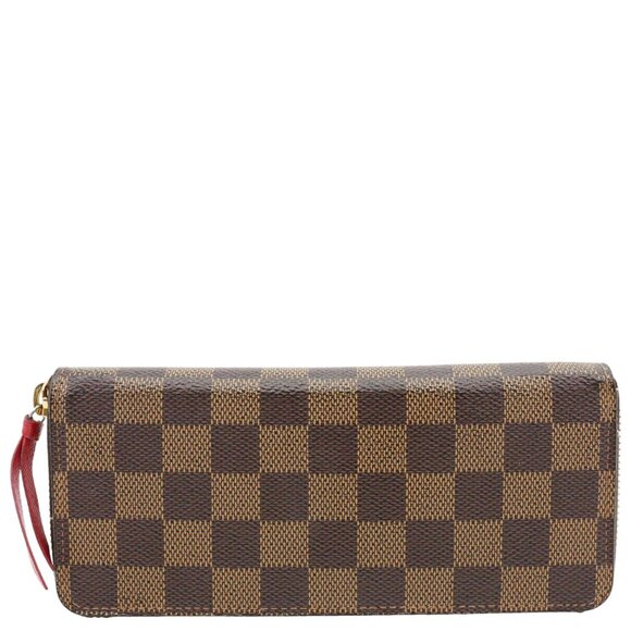 Louis Vuitton  Clemence Damier Ebene Zippy Wallet Brown - Picture 4 of 11